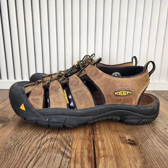 Keen Newport Classic Sandals Men\'s 8.5 Bison Brown Leather Hiking Shoes 1001870 main image 6